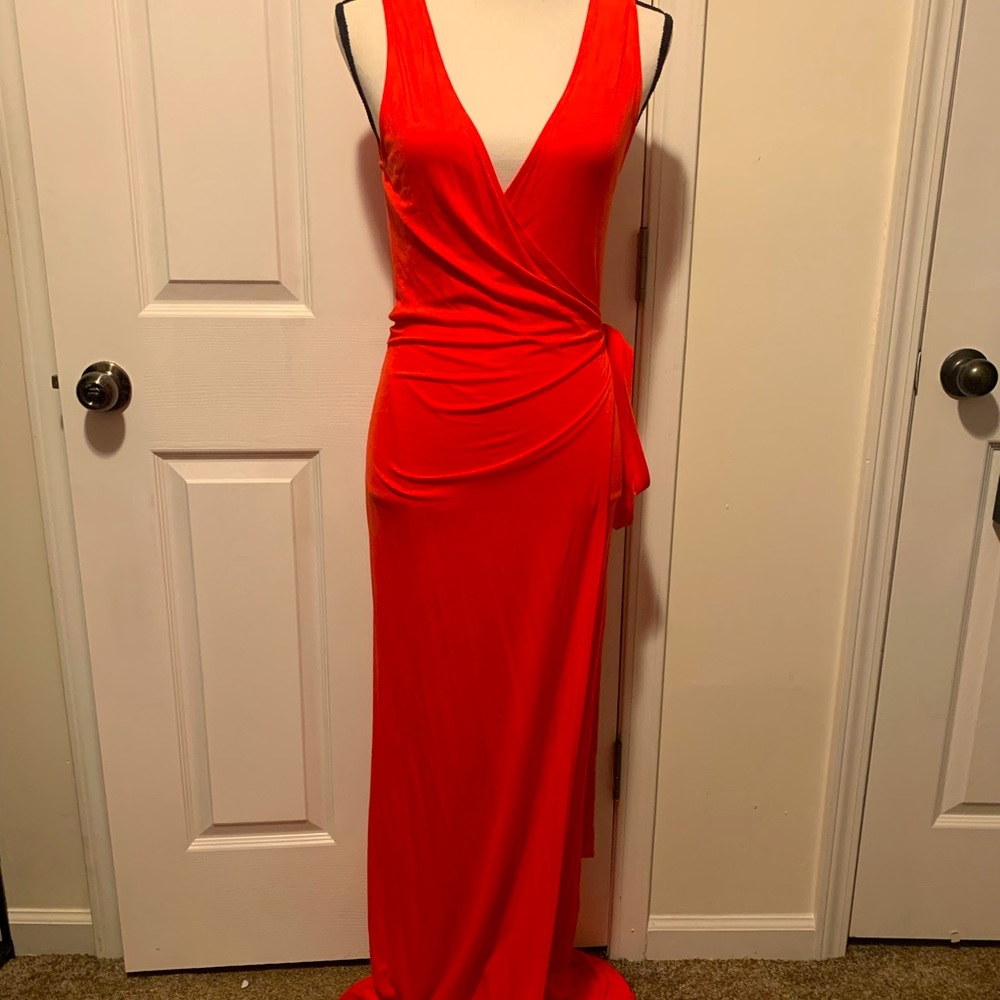 FINAL SALE! Venus floor length Maxi wrap dress